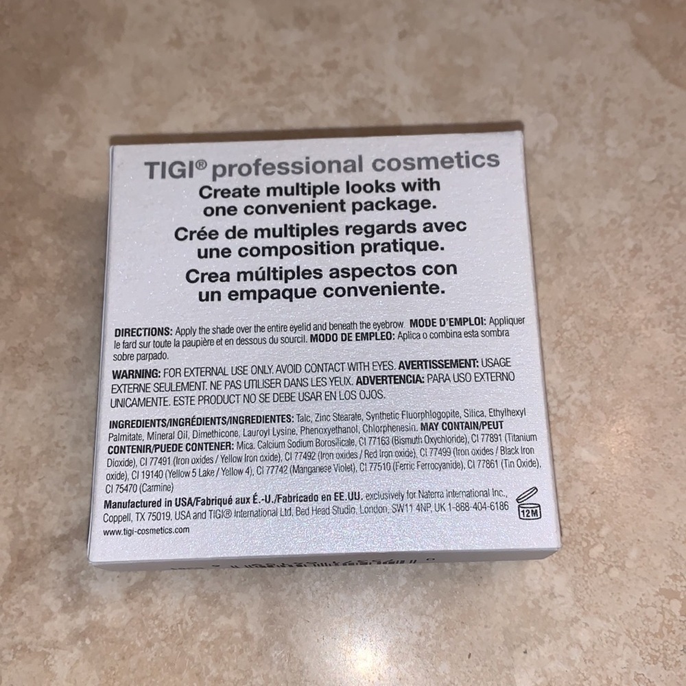 TIGI Posh High Density Quad EyeShadow New In Box - Picture 2 of 4